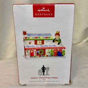 NEW Hallmark Keepsake Crazy Christmas Cheer Elf Ornament